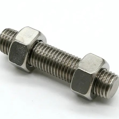 পাইপলাইন ফ্ল্যাঞ্জস ASTM A453 660A ভারী হেক্স নাট সহ সম্পূর্ণ থ্রেডেড রড