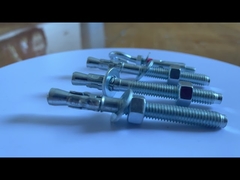 M6 কার্বন ইস্পাত 1/4 ইঞ্চি গ্যালভানাইজড ওয়েজ অ্যাঙ্করস জারা প্রতিরোধী